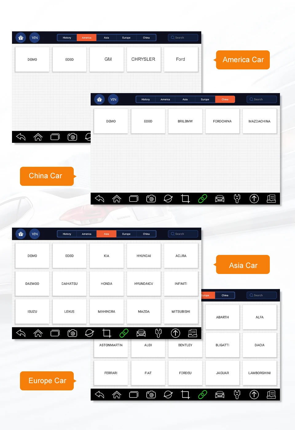 Foxwell GT60 OBD2 Automotive Scanner Full System Active Testing A/F Oil SRS DPF monitor EPB 24 Reset Service Car Diagnostic Tool
