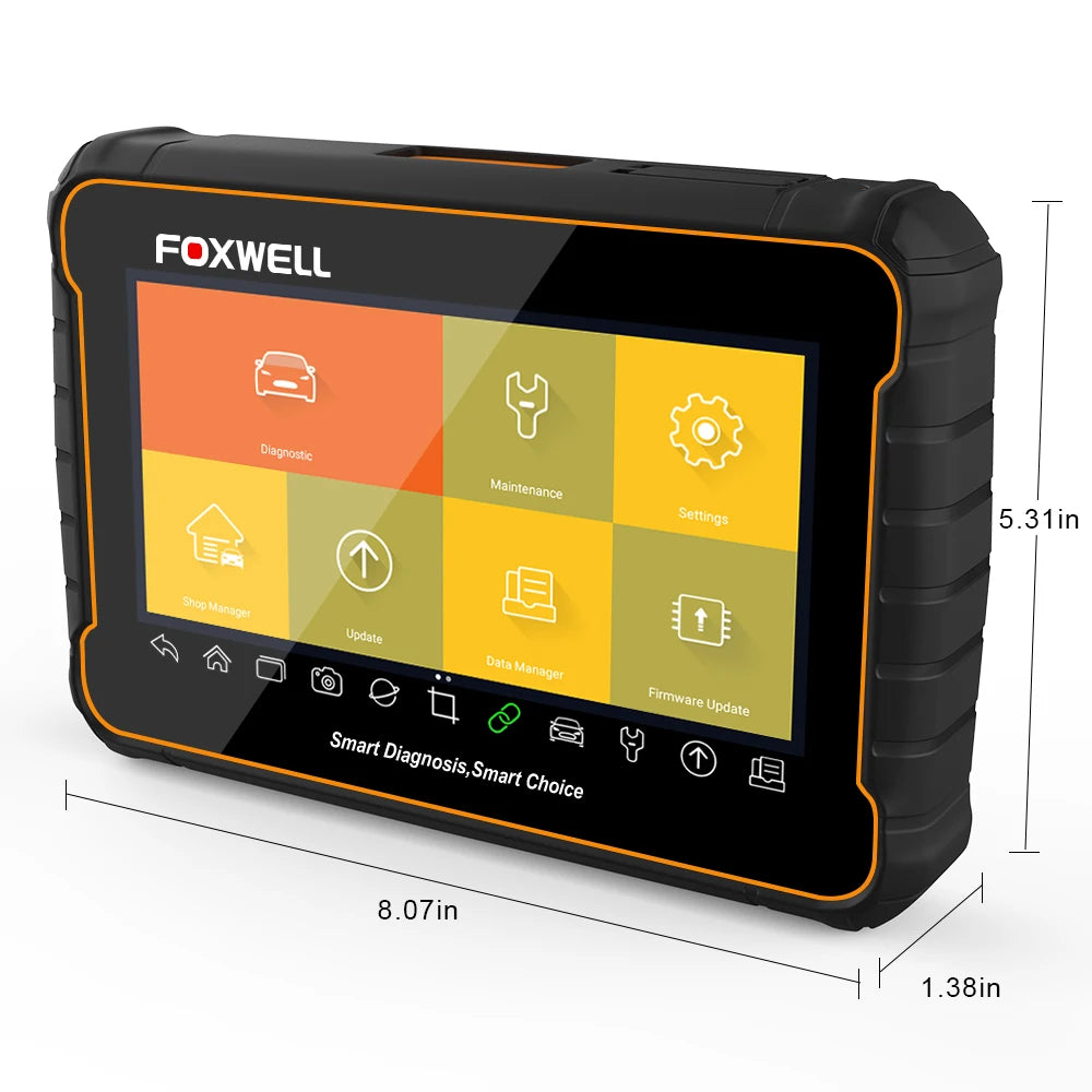 Foxwell GT60 OBD2 Automotive Scanner Full System Active Testing A/F Oil SRS DPF monitor EPB 24 Reset Service Car Diagnostic Tool