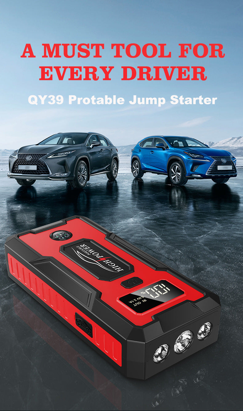 12V Power Bank 98000mAh Jumpstarter Auto Buster Emergency Booster Car Charger Jump Start Car Starting Device Battery