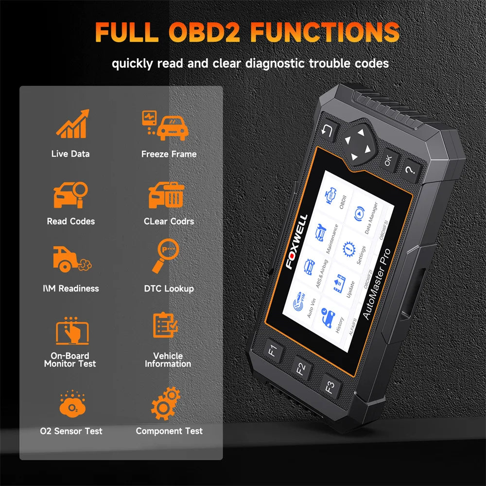 Automotive OBD2 Scanner FOXWELL NT650 Pro SAS A/F OIL EPB BRT TPS 26+ Reset Bidirectional Auto Car Diagnostic Tool  Wifi Update