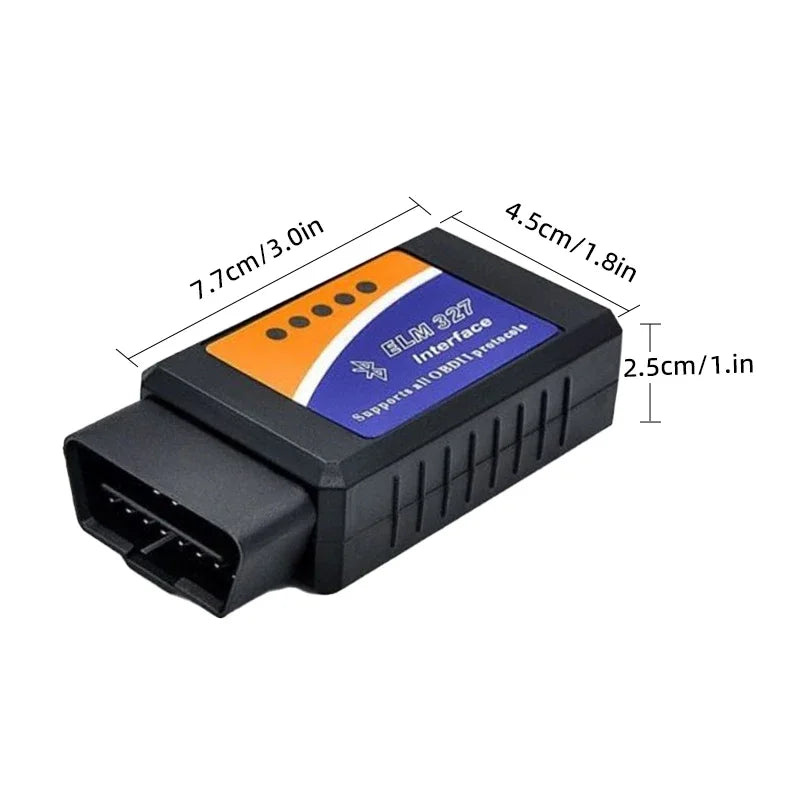 Automotive Fault Detector ELM327 V2.1 OBD2 Scanner Bluetooth Car Diagnostic Tool For Android /IOS Code Reader