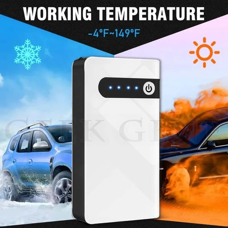 GKFLY Jump Starter Power Bank 800A /1200A Portable Car Battery Starter For 12V Car Emergency Booster Starter Starting Device