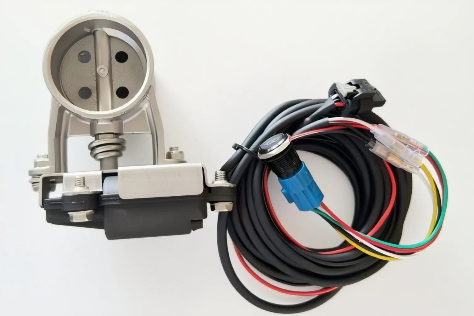 Electric exhaust control valve Electric Valve Unit with black logo button control Excellent sealing Exhaust Control Valve