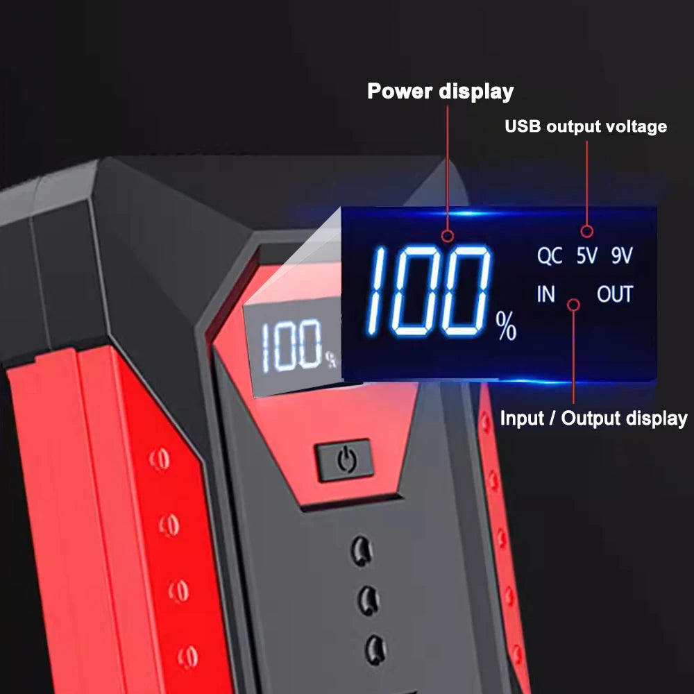 GKFLY 18000mAh Portable Car Jump Starter Power Bank Car Booster Charger 12V 2000A Starting Device Petrol Diesel Car Booster