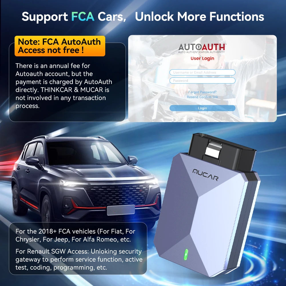 Lifetime Free Update MUCAR BT200 Max OBD2 Scanner CAN FD Bi-Directional Control All System Diagnostic Tool 15 Reset for All Cars