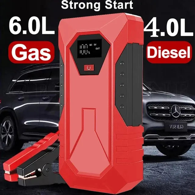 GKFLY 18000mAh Portable Car Jump Starter Power Bank Car Booster Charger 12V 2000A Starting Device Petrol Diesel Car Booster