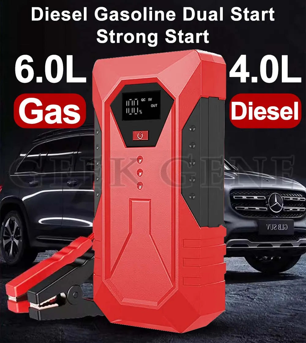 GKFLY Jump Starter Power Bank 800A /1200A Portable Car Battery Starter For 12V Car Emergency Booster Starter Starting Device