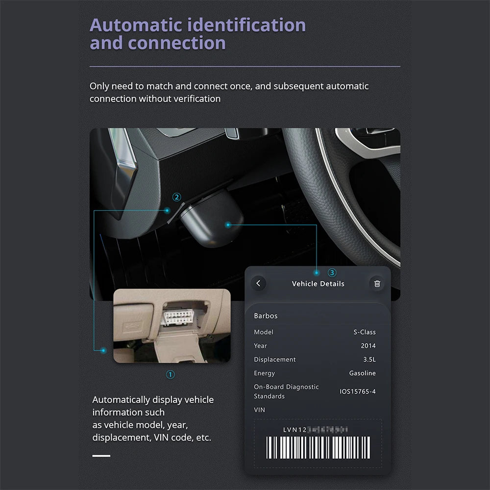 ELM327 V2.1 Car Engine Fault Code Reader OBD2 Scanner Bluetooth 4.2 Car Dignostic Scanner EOBD Fault Code Reader For IOS/Android