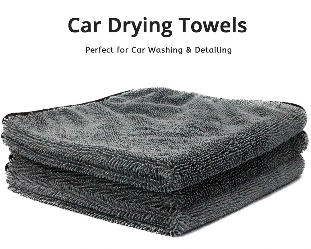 Microfiber Twist car Motorcycle wash towel Professional Car Cleaning Drying Cloth towels for Washing Polishing Waxing Detailing