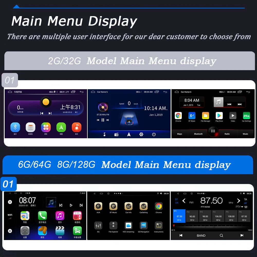 Android 15 For Toyota Camry 7 XV 50 55 2012 2013 2014-2015 2016 2017 Multimedia Carplay Car PlayerNavigation Screen GPS Radio