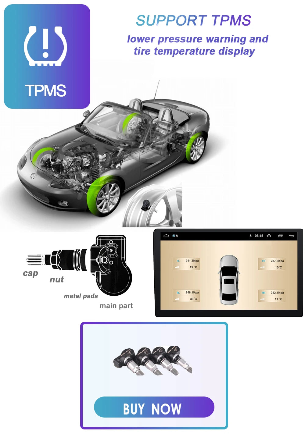 Android 15 For Toyota Camry 7 XV 50 55 2012 2013 2014-2015 2016 2017 Multimedia Carplay Car PlayerNavigation Screen GPS Radio