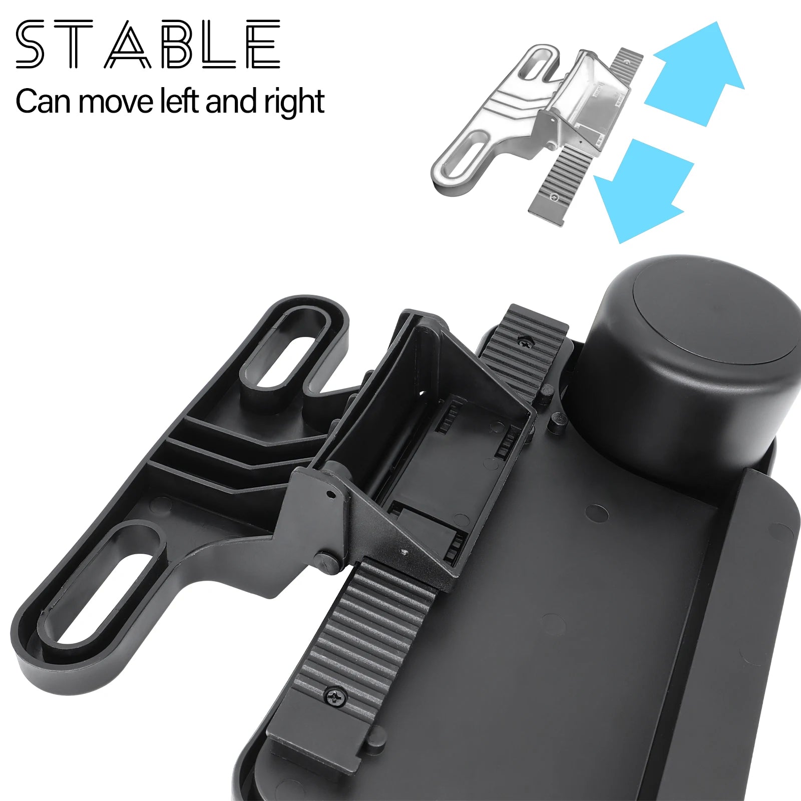 Car Seat Back Organizer Storage Tidy Foldable Table Tray Cup Holder Phone Mount Stand Food Drink Desk Travel Auto Accessories