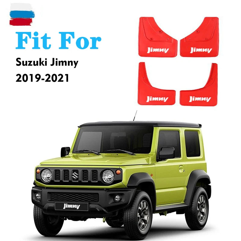 Car Mudflaps FOR Suzuki Jimny 2019-2022 Mudguards Fender Mud Flap Guard Splash Guards Accessories Auto Styline Front Rear 4pcs