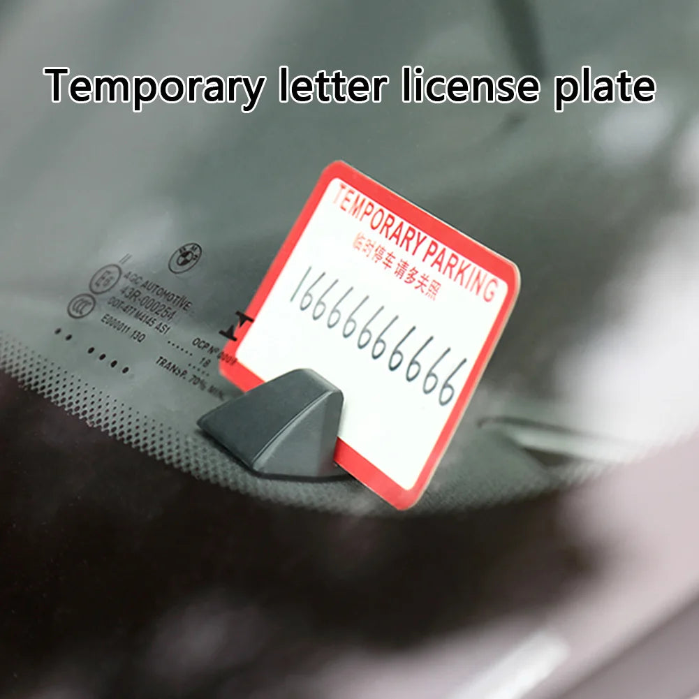Auto Fastener Card Bill Holder Mount Portable Car Parking Card Clamp Desktop Stand Vehicle Card Fixed Holder Clips