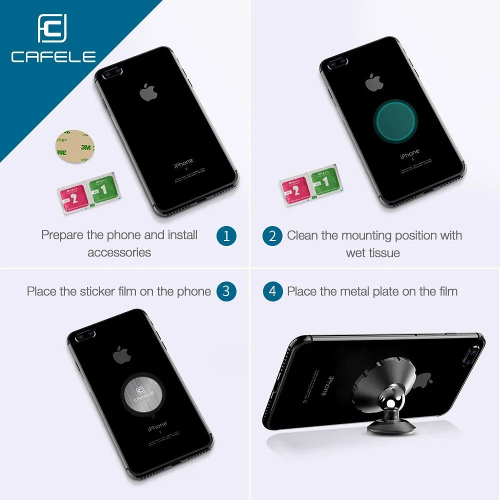 Cafele Magnetic soporte móvil coche Phone Holder in Car Universal GPS Phone Holder крепление для телефона telefoon houder auto