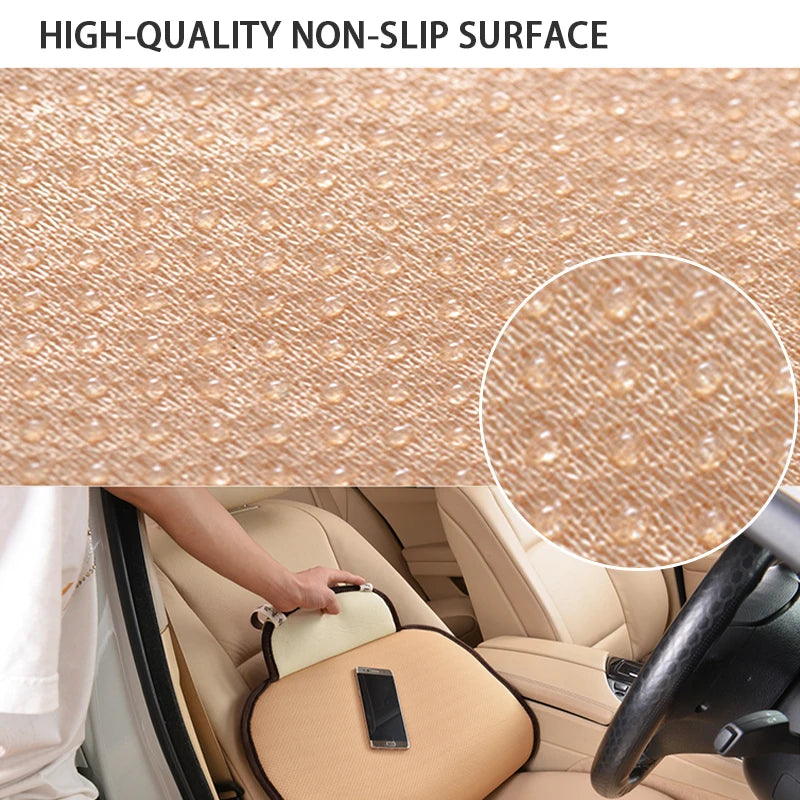 SEAMETAL Soft Car Seat Cover Skin-Friendly Plush Automotive Seat Cushion Anti Slip Auto Seat Protector Universal for Sedan Suv