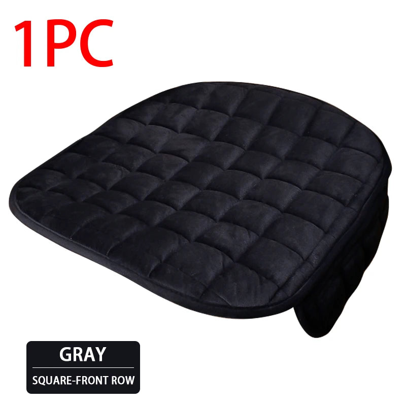 SEAMETAL Soft Car Seat Cover Skin-Friendly Plush Automotive Seat Cushion Anti Slip Auto Seat Protector Universal for Sedan Suv