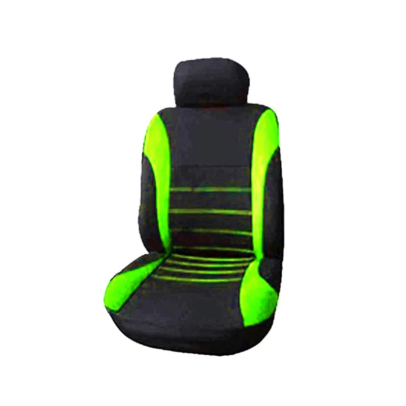 Auto Parts Car Seat Cover Polyester Fabric 2/4/9 Piece Set Four Season Universal Front/Rear Car Seat Cushion