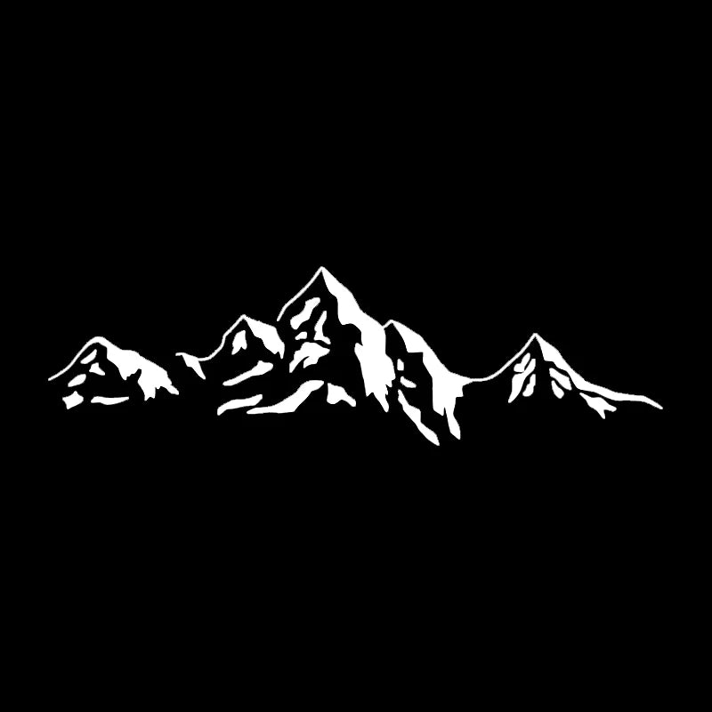 Mountain Die-Cut Vinyl Decal Car Sticker Waterproof Auto Decors on Car Body Bumper Rear Window Laptop Choose Size #S60631