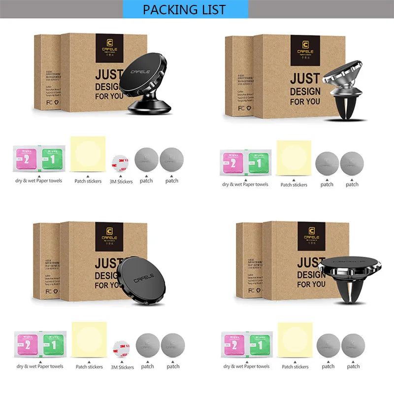 Cafele Magnetic soporte móvil coche Phone Holder in Car Universal GPS Phone Holder крепление для телефона telefoon houder auto