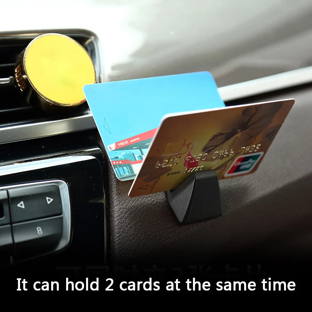 Auto Fastener Card Bill Holder Mount Portable Car Parking Card Clamp Desktop Stand Vehicle Card Fixed Holder Clips