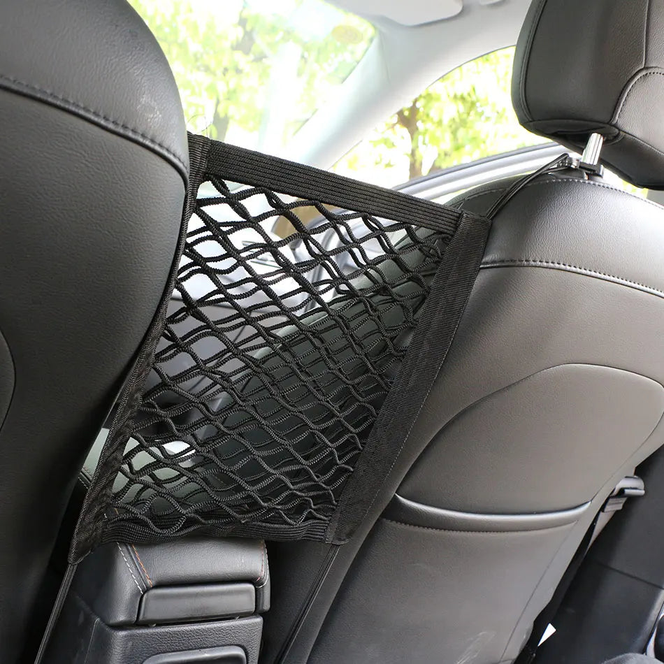 Car Seat Back Elastic Mesh Net for Nissan Qashqai J11 J10 X-Trail Xtrail T32 T31 Juke Tiida Note Leaf Interior Nets Accessories