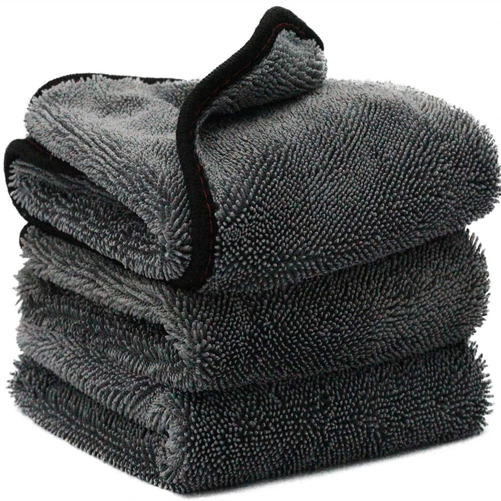 Microfiber Twist car Motorcycle wash towel Professional Car Cleaning Drying Cloth towels for Washing Polishing Waxing Detailing