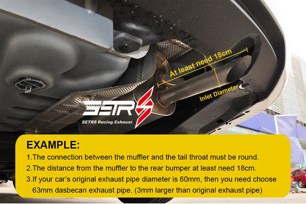 Purple Exhaust Pipe Glossy Twill Red Fiber Carbon Car Modified  Nozzles Tails Muffler Tip