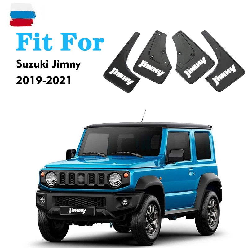 Car Mudflaps FOR Suzuki Jimny 2019-2022 Mudguards Fender Mud Flap Guard Splash Guards Accessories Auto Styline Front Rear 4pcs