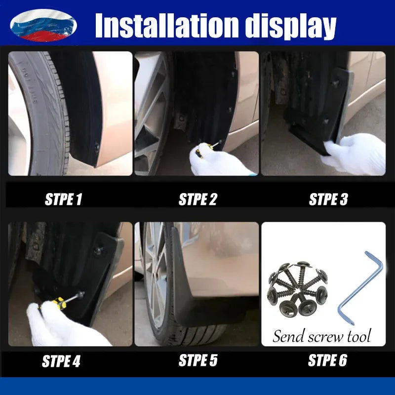2023 2024 2025 FOR Nissan Patrol y63 Mudguard Fender Mud Flaps Guard Splash Mudflaps Car Accessories Front Rear 4pcs