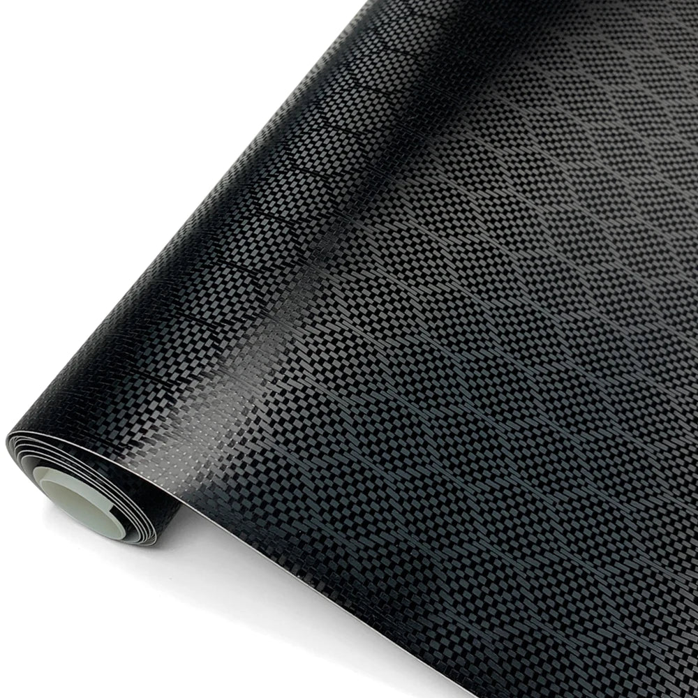9D Carbon Fiber Car Sticker Self Adhesive Glossy Black Vinyl Wrap Film Anti-Scratch Auto Decoration Sticker for Cars Accessories