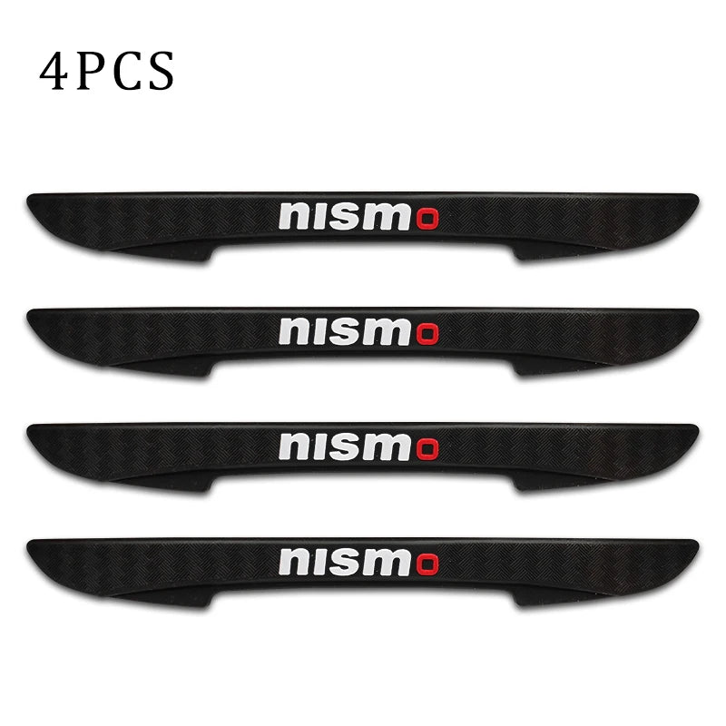 For Nissan X-trail Qashqai Note Juke Sentra Patrol 4pcs Rubber Car Anti-collosion Strip Auto Door Edge Bumper Protector Stickers