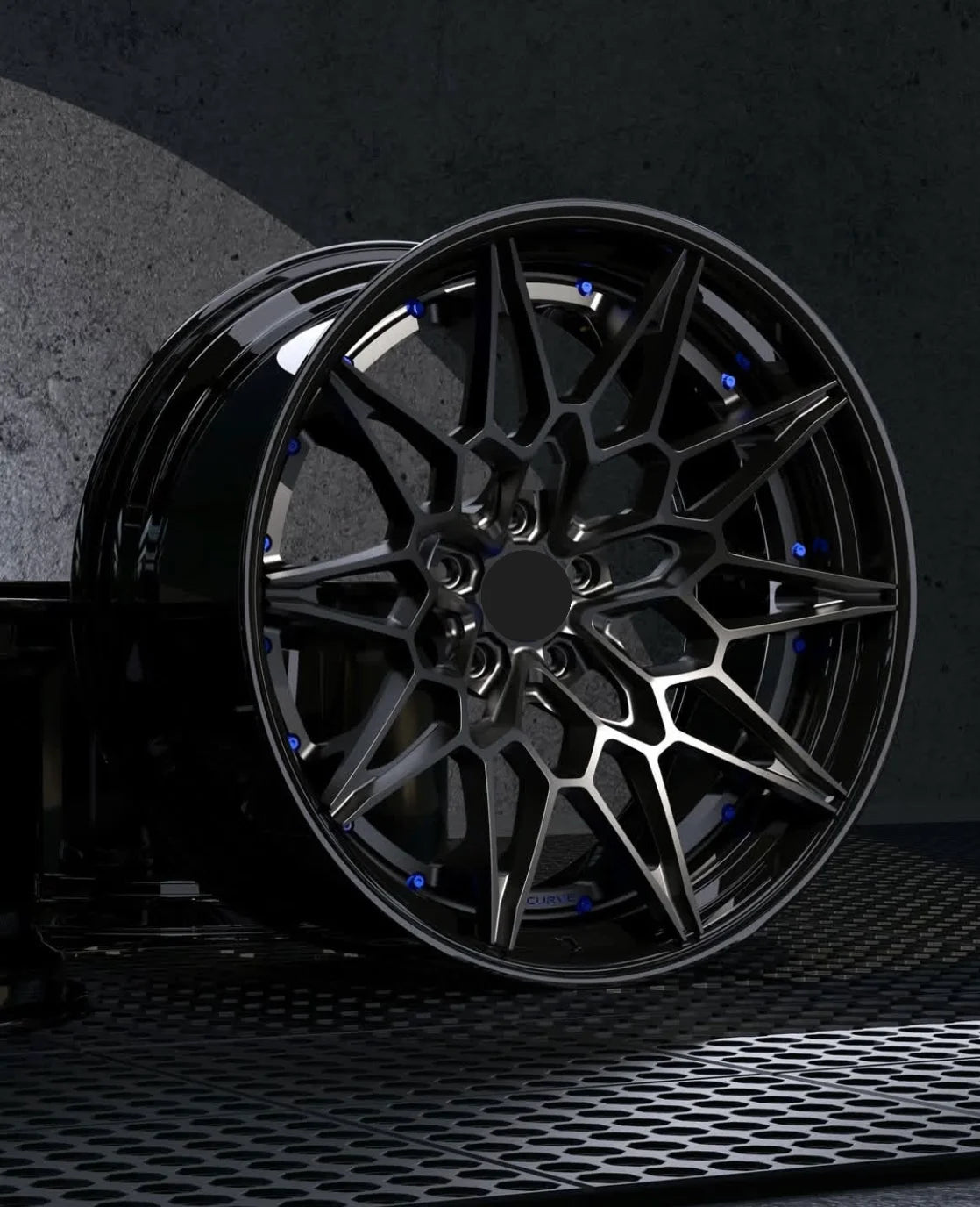 High Quality Deep Concave Monoblock 2 Piece Wheel Rims Fit for BMW M3 G80 M4 G82 Gloss Black Forged Wheels