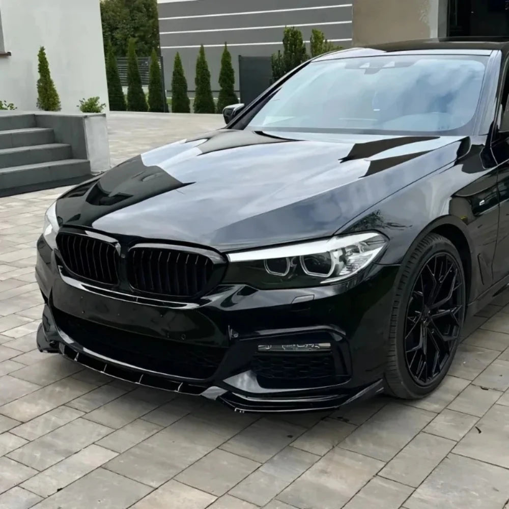 For BMW 5 Series G30 G31 2017-2020 520i 530i 540i M-Sport Car Front Bumper Splitter Lip Diffuser Body Kit Spoiler Guard