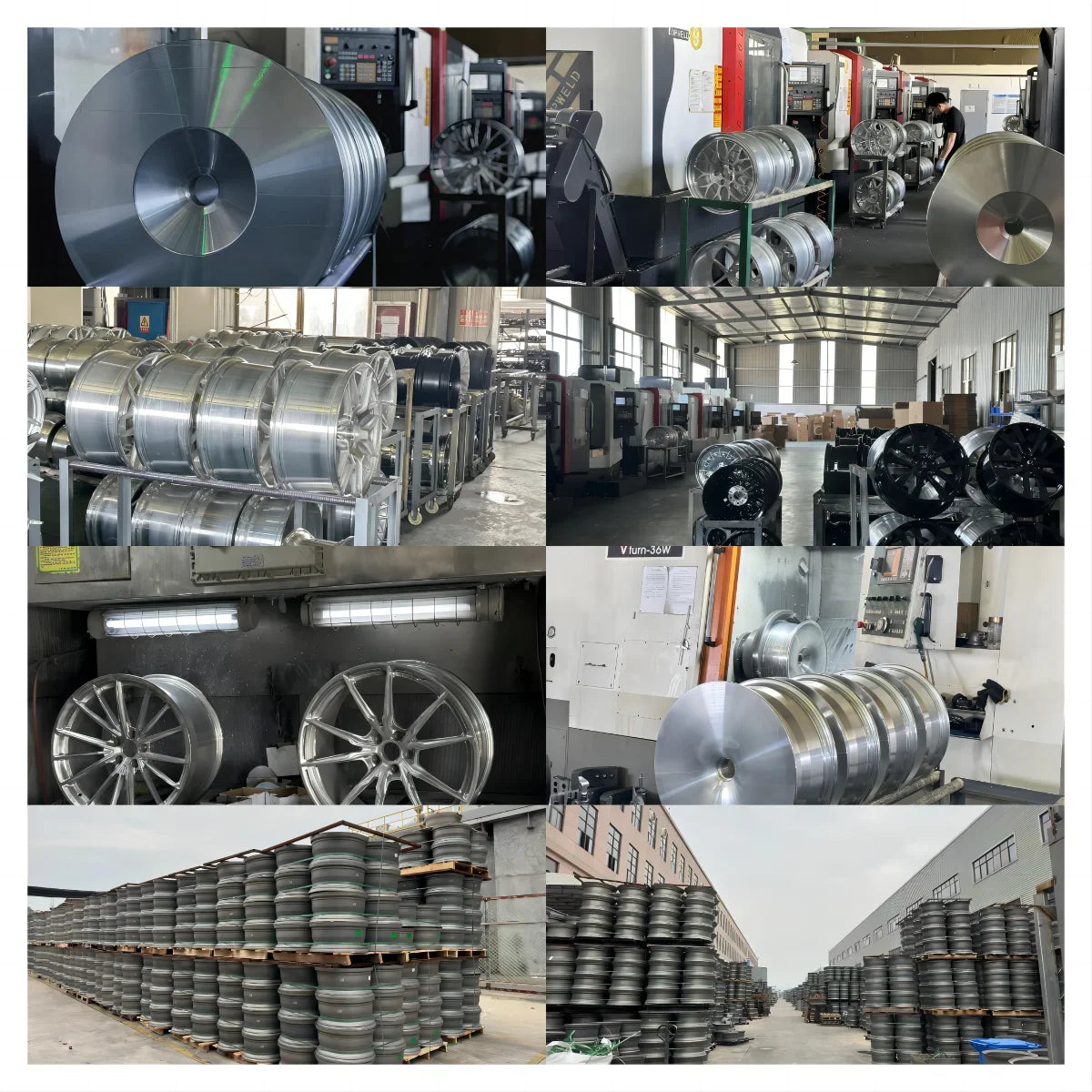 GVICHN OEM Custom Forged Wheel Hub 5x112 19 Inch 22 inch Aluminum Alloy Multi Spoke 3 Piece Car Wheel Rims