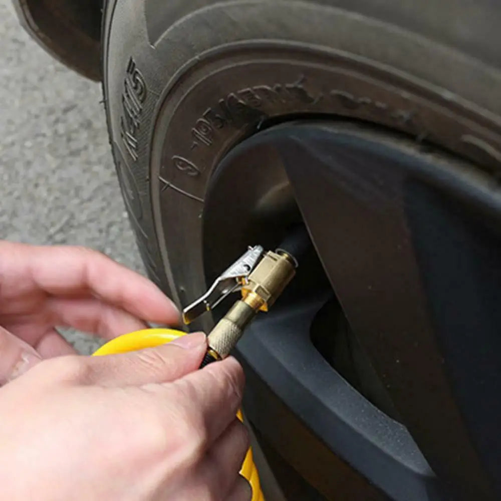 Metal Pump Nozzle Inflator Car Truck Tyre Tire Valve Air Clip Adapter Connector Car Tire Repair Tool