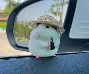 Car Decoration Hamster Car Accessories New Console Cute Doll Car Interior Pendant Decoration Cool Decoration Accesories