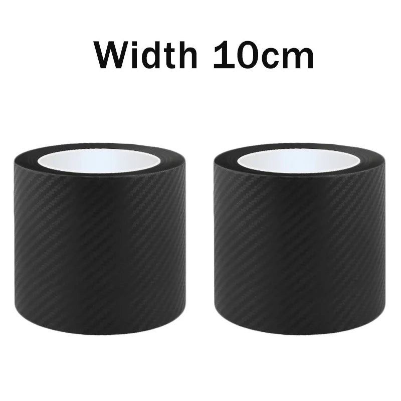 Nano Carbon Fiber Car Sticker Paste Protector Strip DIY Automotive Protective Film Auto Door Sill Side Mirror Anti Scratch Tape