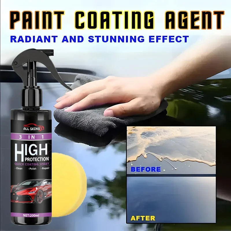 Car Nano Crystal Plating Agent - Car Coating Agentcar Paint Carecrystal Plating Wax Sealerglaze Paint Spray