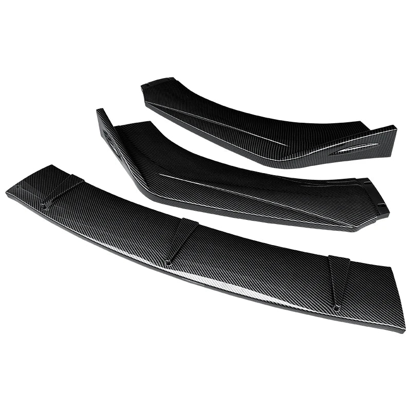 For Hyundai Elantra 2021 2022 2023 Car Front Bumper Splitter Lip Body Kit Spoiler Diffuser Deflector Decorative Strip Shovel ABS