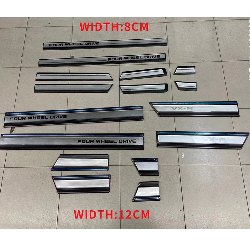 12CM for Toyota Land Cruiser 4500 LC80 Anti-collision Rubber Block Door Trim FZJ80 Full Vehicle Anti-collision Plate 1992-1996