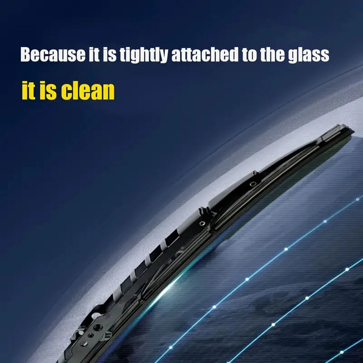 Advanced Silent Rubber Car Wiper Blade U-Shaped Frame Design Universal U/J Hook 14"16"17"18"19"20"21"22"24" Windshield Wiper