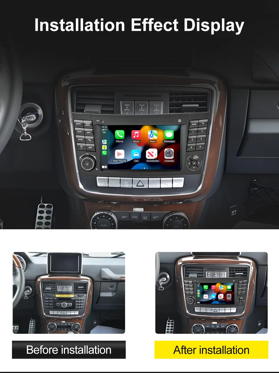 Android Radio For Mercedes Benz E-class W211 E200 E220 E300 E350 E240 E270 E280 CLS CLASS W219 Car Player Wireless Carplay Auto