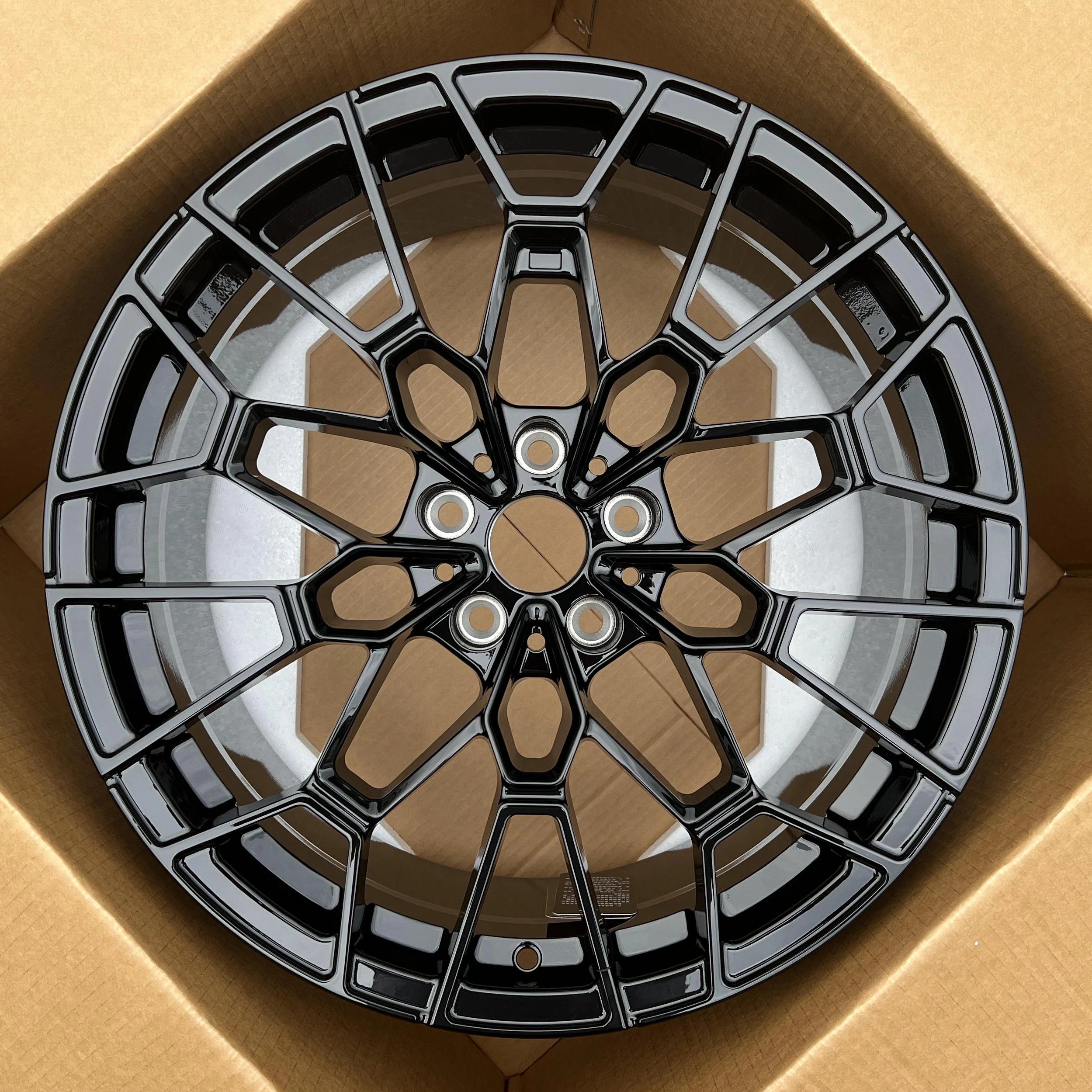 Customized Forged Car Rims 17 18 19 20 21 22Inch Black Alloy Wheel Suitable for Passenger Car Wheels for Bmw E60 F10 E90