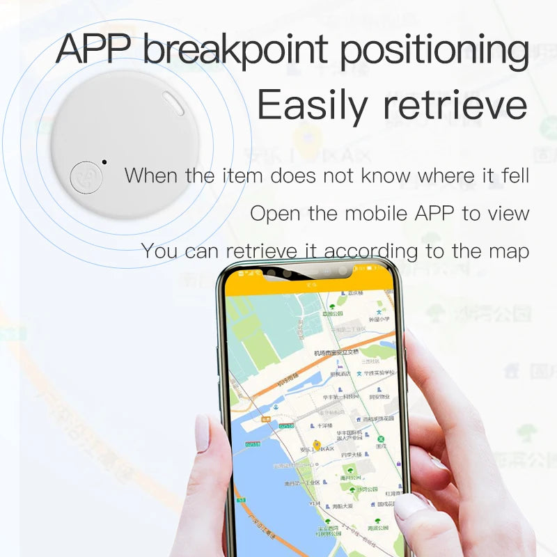 2025 New Hot Mini GPS Tracker, Bluetooth 5.0 Smart Anti-Lost GPS, Car Tracking iOS Android Smart Find Loc