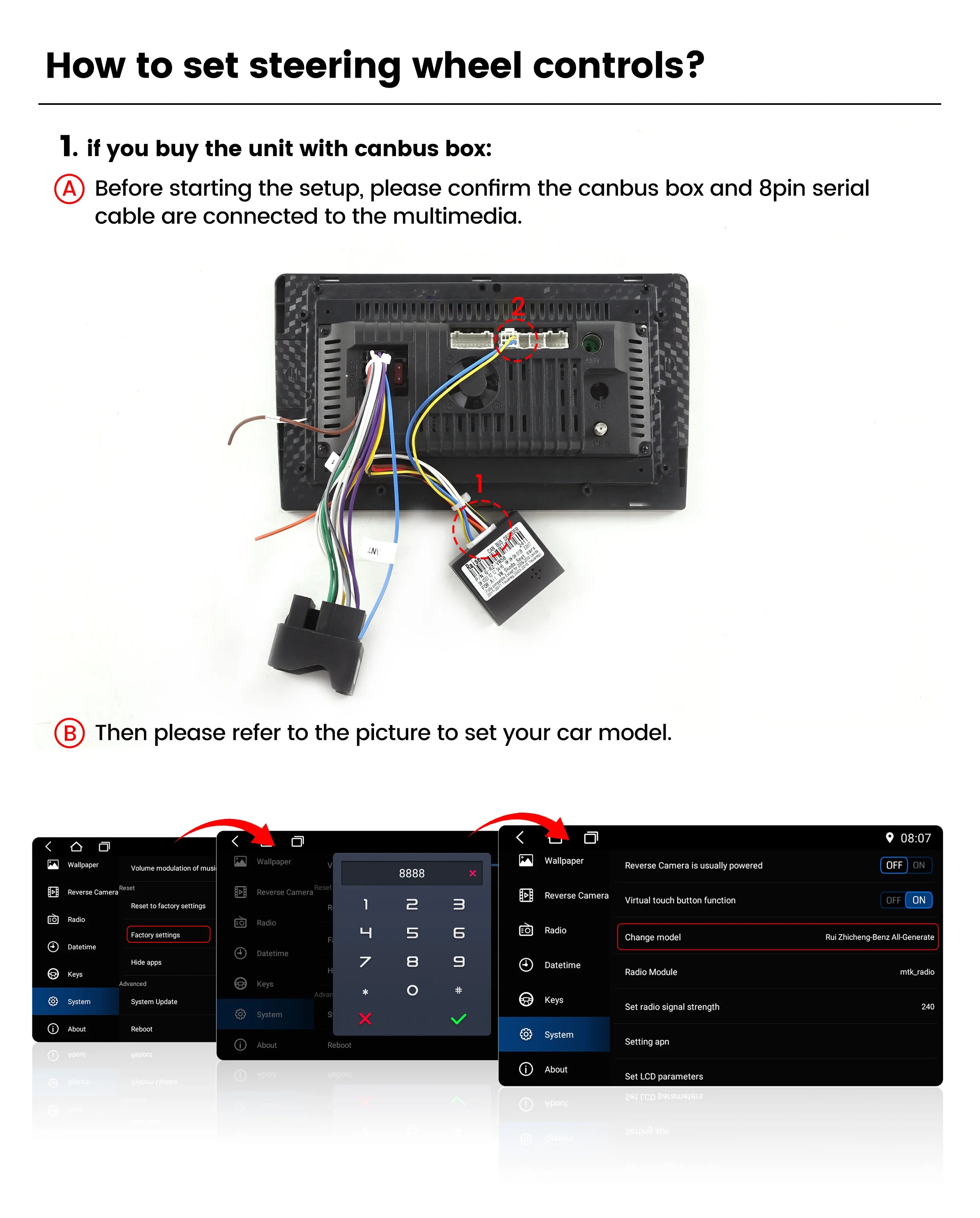Android 14 Car Radio 2GB+32GB Wireless Carplay AUTO For Peugeot 208 2008 2013 2014 - 2020 Navigation GPS Multimedia Video Player