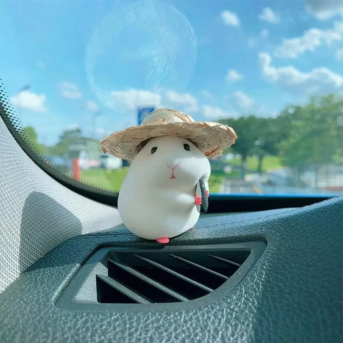 Car Decoration Hamster Car Accessories New Console Cute Doll Car Interior Pendant Decoration Cool Decoration Accesories