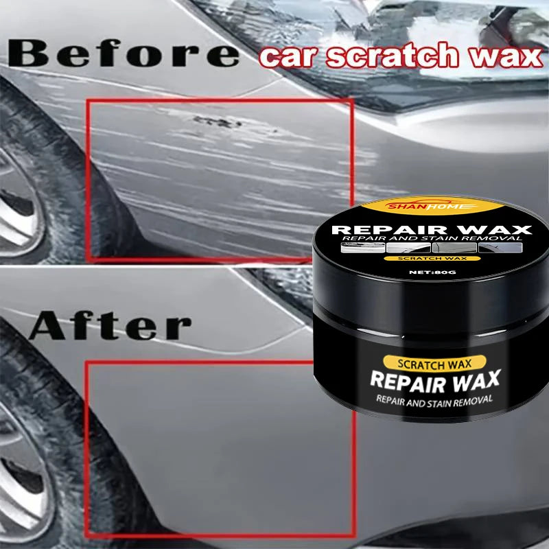 Scratch wax a universal special car paint repair product is a magic tool for removing car scratches  achieving in-depth vehicle