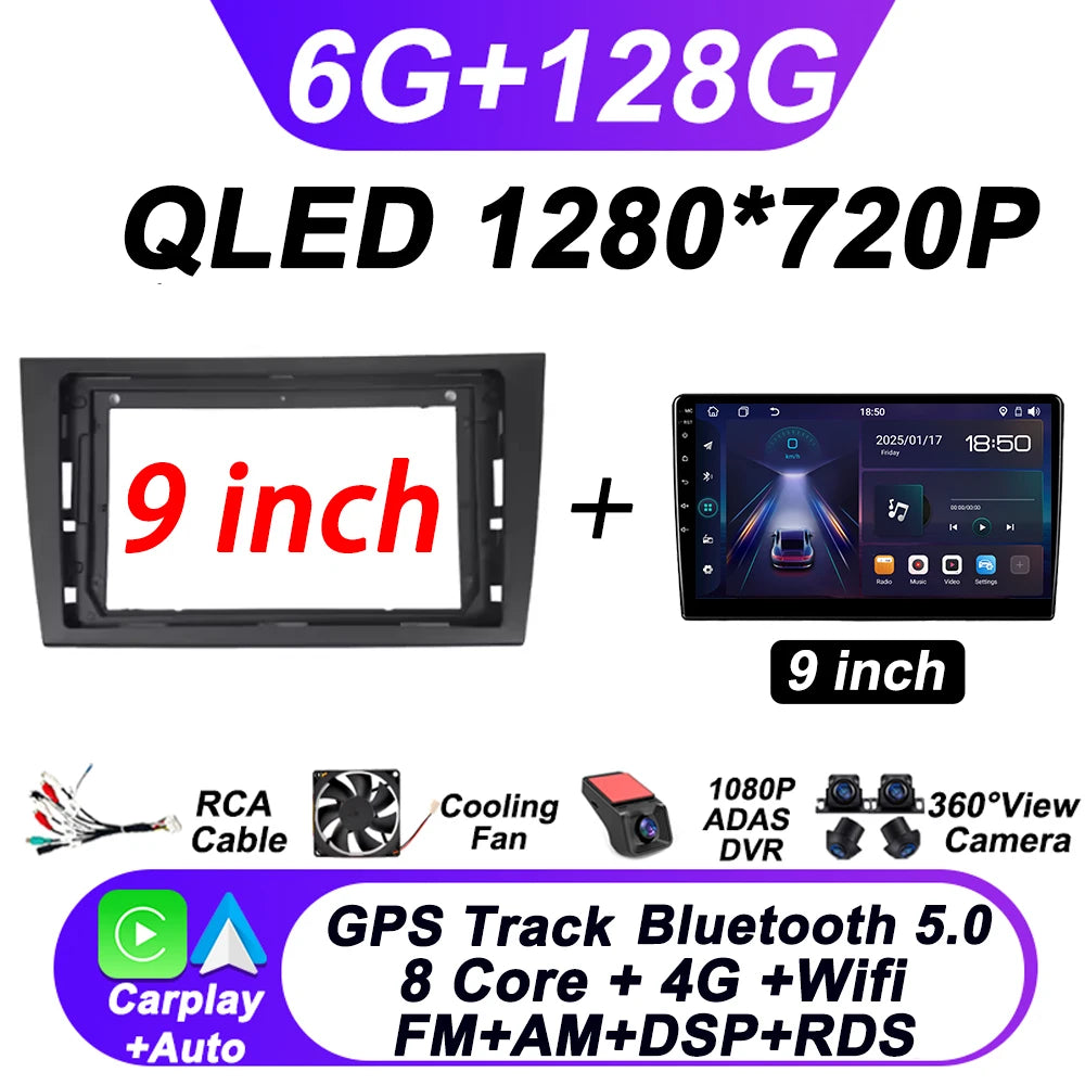 Android 15 Auto For Volkswagen Golf 6 2008- 2016 Car Multimedia Video Player Car Radio Touch Screen GPS Navigation 5G Wifi DSP