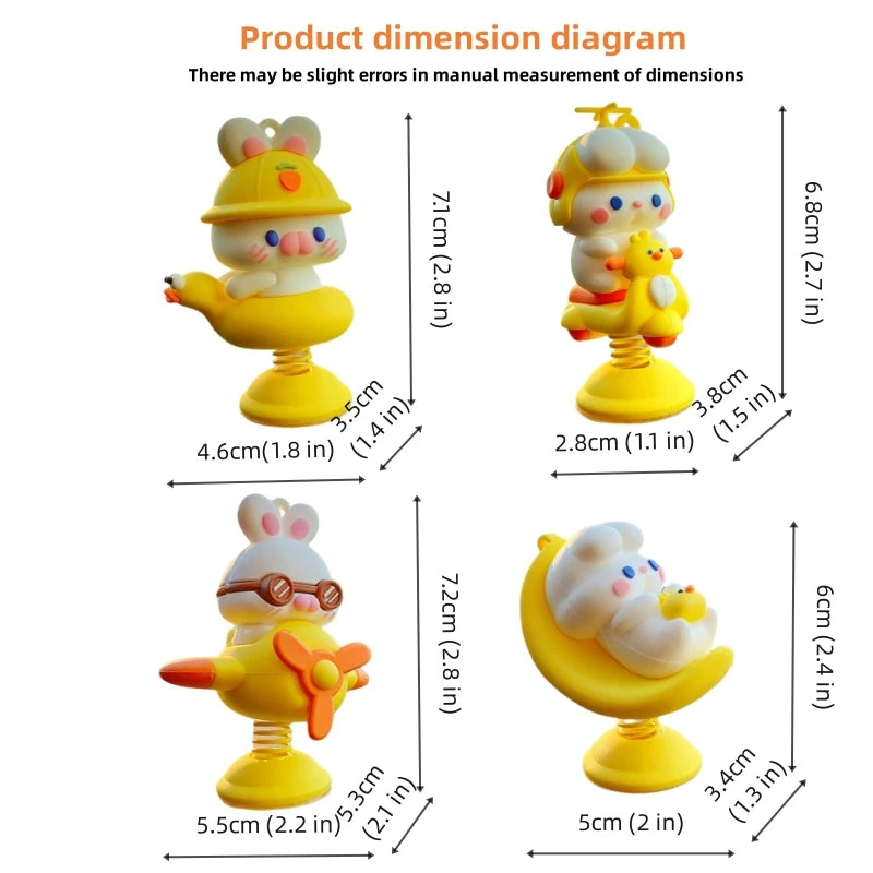 Shake Happy Creative Car Ornament Electric Car Shaking Ornament Personalized Car Relaxation Fun Ornament Desktop Decoration